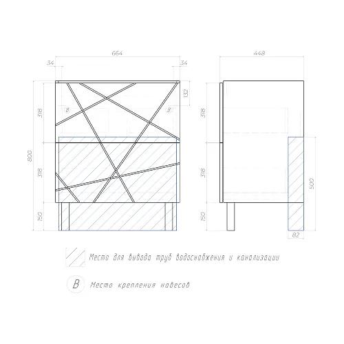Tumba Geometry 2-700 belyj (pod um. Foster-70) g. Nizhnij Novgorod_3