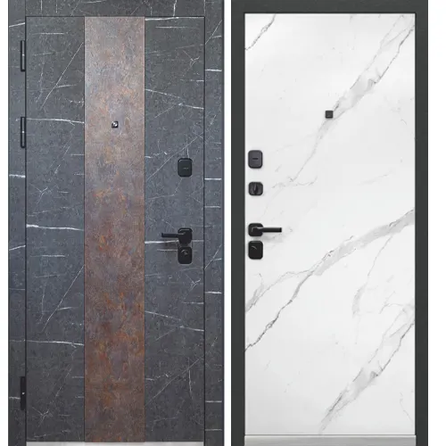 Dver met LUXOR 2MDF Stoun 860 levaya (Rossiya) g.Tolyatti_1