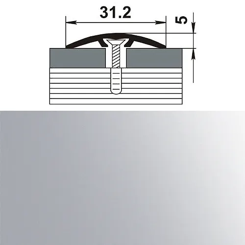 Profil stykoperekryvayuschij PS 04-2. 1350.01l serebro lyuks_1