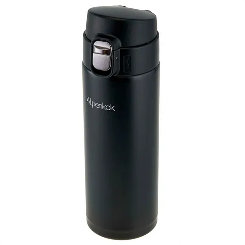ALPENKOK AK-04810A Termokruzhka vakuumnaya 380 ml, chernyj(50)_1
