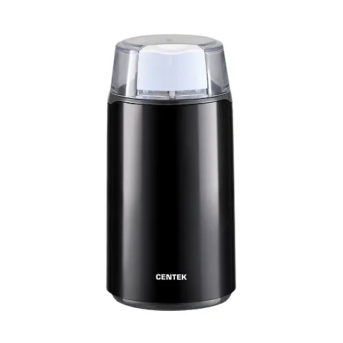Kofemolka Centek CT-1360 Black (chern) 250Vt, 45 g, 5 CHASHEK AROMATNOGO KOFE, prozrachnaya kryshka_1