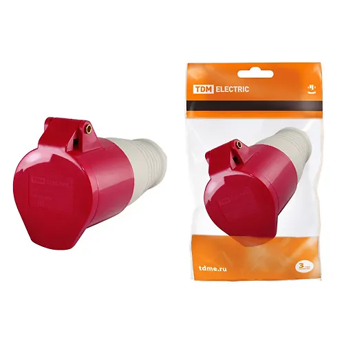 Rozetka 224 perenosnaya 3R+RE 32A 380V IP44 TDM (SQ0603-0013)_1
