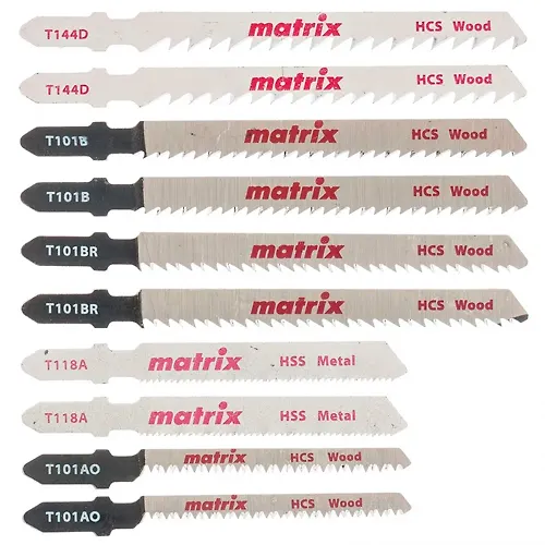 Nabor poloten dlya elektrolobzika universalnyj, 10 sht, T-SET1003// Matrix art.78247_1