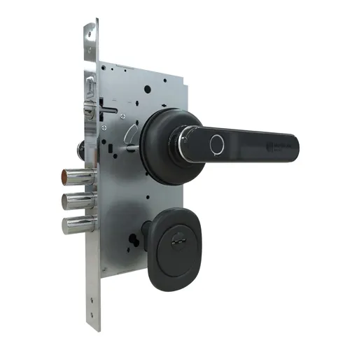 Elektronnyj zamok s ruchkoj MORGAN Secret Semi-Automatic,chernyj,pravyj_1