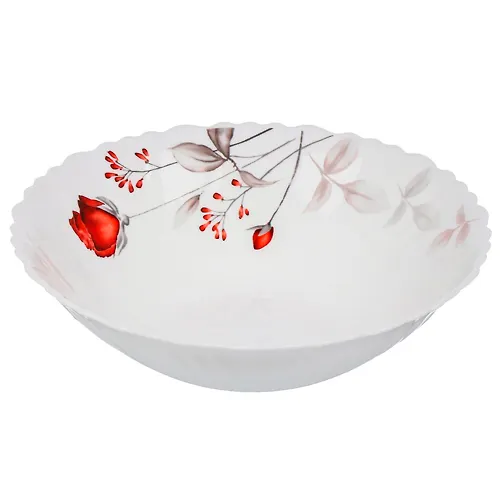 Salatnik steklokeramika, kruglyj, 19 sm, 0.7 l, nizkij, Veronika, Daniks, LHDW75/220303 (448953)_1
