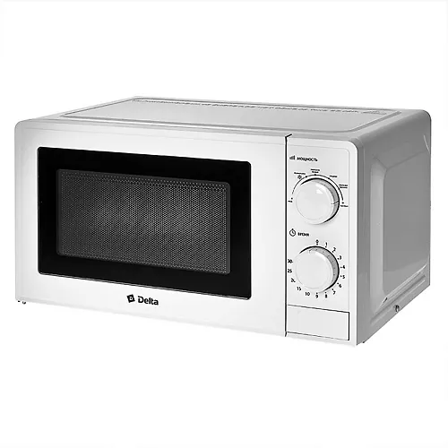 Mikrovolnovaya pech DELTA DL-84L20 belyj, 700 Vt, 20l_1