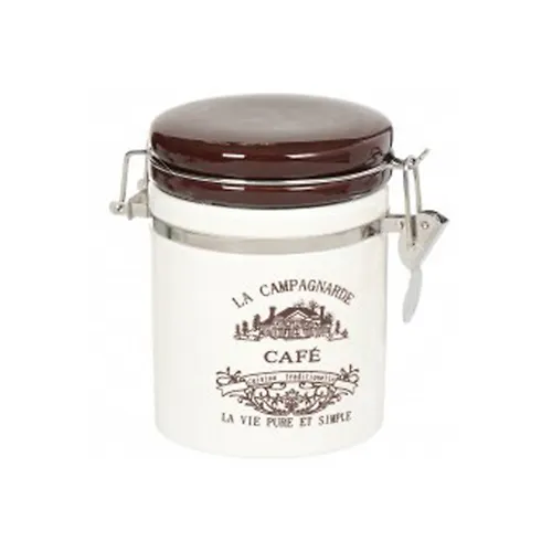 Banka dlya sypuchih produktov, dolomit, 0.35 l, s kryshkoj, Daniks, Kafe, HC8700D-N2 (296405)_2