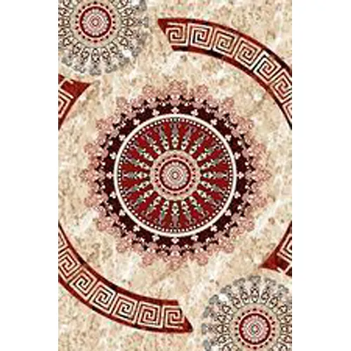 Kover OSCAR 80*150 pryam - Q025A BEIGE/RED_1