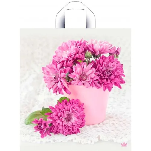 Paket s petlevoj ruchkoj 36x40+5 (37) Tiko PND (Hrizantemy) PTL55232_1