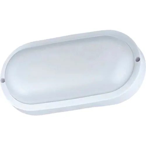 Svetilnik nastenno - potolochnyj dlya ZHKH, KOSMOS DPO 10Vt, oval, IP65, 6500K, 230V KOC_DPO10WO1.64K_1