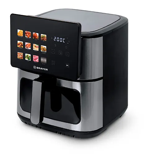 Aerogril BRAYER 2059BR, 2000Vt, 8l, t. 200S, LED-displej, 12 programm_1