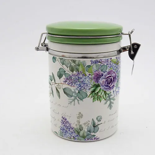 Banka dlya sypuchih produktov 850ml s klipsoj p/up, Buket sireni HC5D38-F65_1