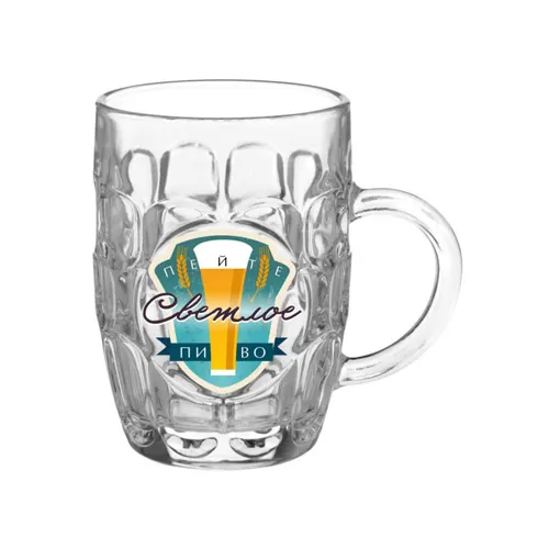 Kruzhka dlya piva 500 ml. art.1002/1-D ( Pejte pivo) Podarochn.upa-vka_1