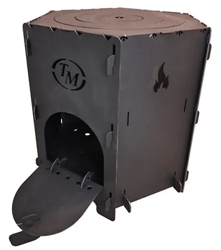 Pech 3 v 1 TermMiks (pech, mangal, kostrovaya chasha) v kejse metall 2 mm_1
