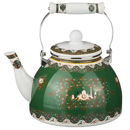 CHajnik emalirovannyj 4,0 l. 934-321 Zelenyj_1