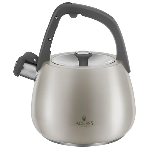 CHajnik agness so svistkom 2,5l, termoakkumuliruyuschee dno, 304 stal, induktsiya 948-1005 948-1005_1