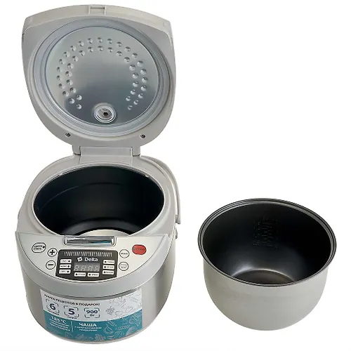 Multivarka Delta DL-6529 belyj 900Vt, 5l, 6 programm_2