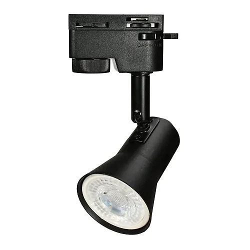 Svetilnik-prozhektor trekovyj. Pod lampu GU10. Korpus chernyj. TM VolpeUBL-Q323 GU10 BLACK_1