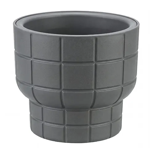 Kashpo KARE IDEA D180mm 1,9l so vstavkoj Grafitovyj_1