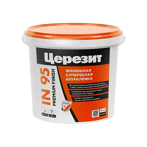 SHpatlevka TSerezit Premium finishnaya gotovaya Superbelaya IN 95, 18 kg 3047897_1