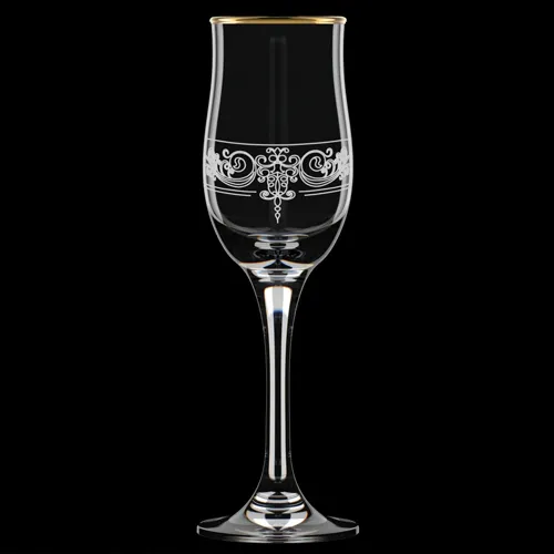 Nabor bokalov 200ml. art.1712-GZ (Kamareze) gravirovka, otvodka zolotom,6sht_2