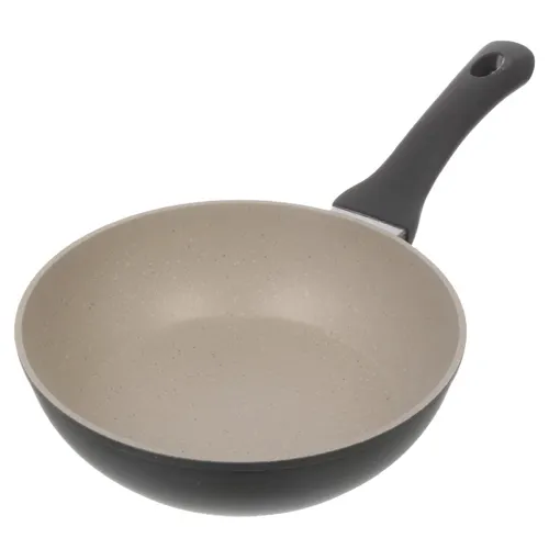 Skovoroda litoj alyuminij, 22 sm, antiprigarnoe pokrytie, Gurman, Lino, GM2201LI, induktsiya (488215)_1