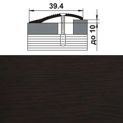 Profil raznourovnevyj PR 02.1350.095 dub venge_1
