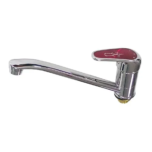 Smesitel kuhonnyj RUSSIA-MOSCOW sharovyj 40mm s krasnoj  ruchkoj 2650_1