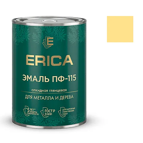 Emal PF-115 ERICA glyantsevaya slonovaya kost 0,8 kg_1