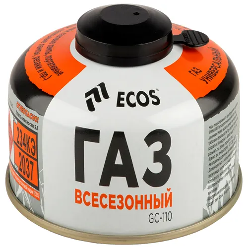 Gaz v ballone ECOS GC-110 (rezbovoj, vsesezonnyj, 110gr) (1up=24sht)_1