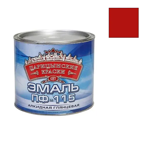Emal PF-115 TSaritsynskie kraski krasnaya 2,6 kg_1