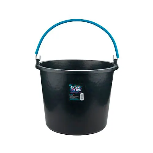 Vedro stroitelnoe krugloe usilennoe Flexible 12l s tsvetnoj ruchkoj_1