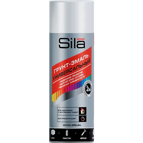 Kraska aerozolnaya universalnaya Sila HOME belyj grunt 520 ml SILP 011_1