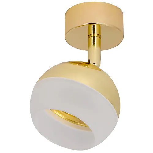 LIGHTING Svetilnik 4011 nakladnoj nasteno-potolochnyj pod lampu GX53 zoloto IEK_1
