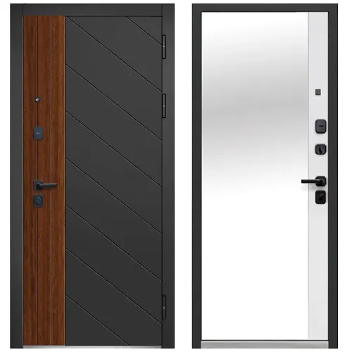 Dver met.LUXOR 2MDF Diagonal Zerkalo 860 pravaya_1