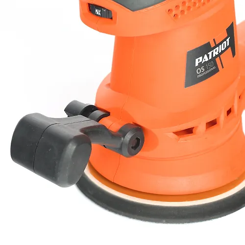 Mashina ekstsentrikovaya shlifovalnaya PATRIOT OS 150 moschnost 450 vt, platforma 150 mm, 4000-13000 ob.m_4