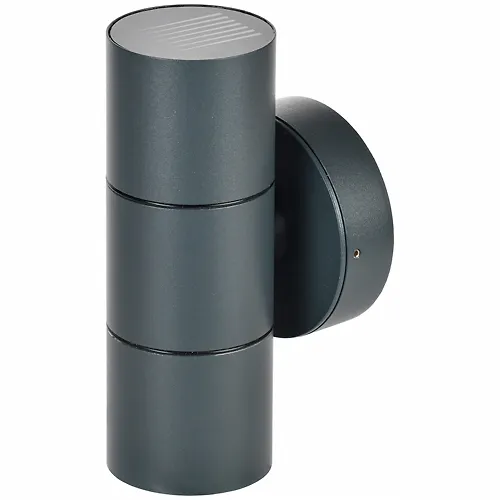 LIGHTING Svetilnik ulichnyj 5113 nastennyj pod lampu 2hGU10 IP65 seryj IEK_1