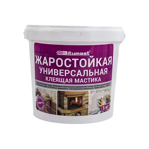 ZHarostojkaya universalnaya kleyaschaya mastika BITUMAST (5kg / pe)_1