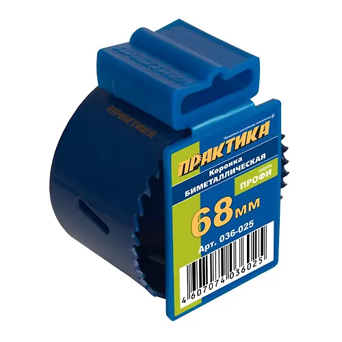 Koronka bimetallicheskaya PRAKTIKA 68 mm (2 11/16