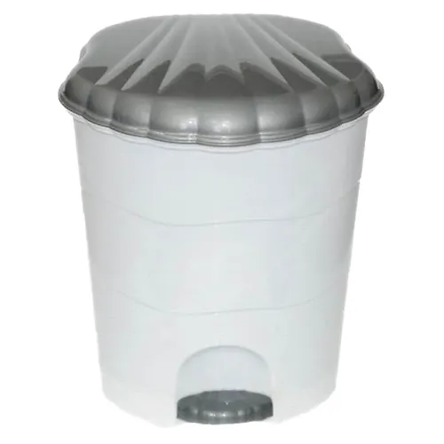 Vedro s pedalyu 7 l belo-seroe 050701 