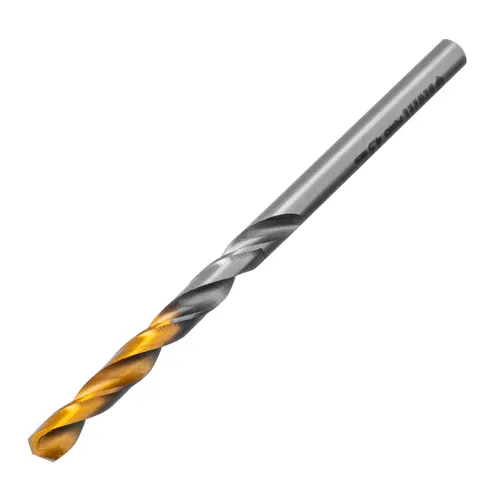 Sverlo spiralnoe po metallu 4,5 x 80mm, R6M5, Golden Tip // Denzel art.718231_1