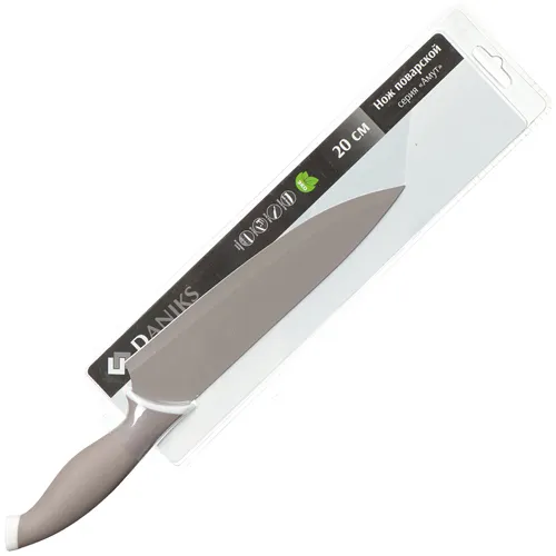 Nozh kuh Amut 20sm shef-nozh nerzh, ruchka non-stick DANIKS YW-A222-CH/YW-A222G-CH_1
