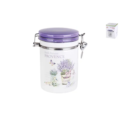 Banka d/syp. prod. 850ml. s klipsoj p/up, Lavender HC8600B-B22_1