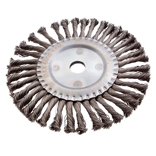 SCHetka dlya USHM, 200 mm, ploskaya, kruchenaya nerzhaveyuschaya provoloka 0,5 mm, posadka 22,2 mm, Denzel_1