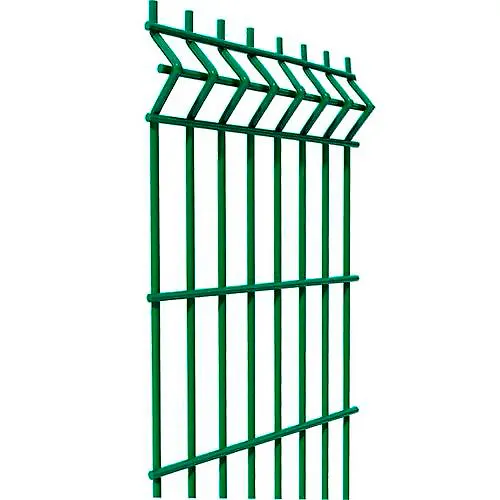 Zabor iz 3D panelej 1730h2500 mm, d 3.3 mm, yachejka 55h200 mm RAL6005 (zelenyj moh)_1
