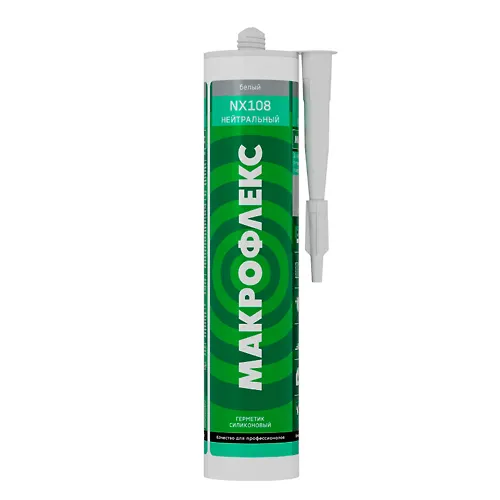 Makrofleks NX108 Nejtralnyj silikonovyj, belyj (290 ml)_1