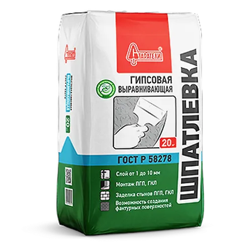 SHpatlevka vyravnivayuschaya gipsovaya 20 kg Starateli_1
