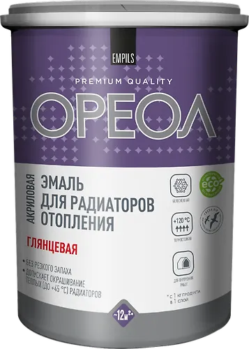 Emal Oreol akrilovaya dlya radiatorov GLYANTSEVAYA 0,5 kg_1