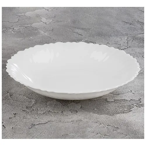 Tarelka supovaya Dolche Vita, obem: 600 ml, razmer: 21*3,4 sm iz opalovogo stekla art.107073_1