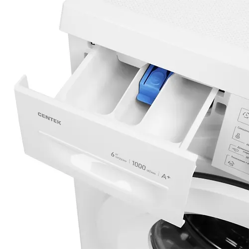 Stiralnaya mashina Centek CT-1910 (belyj) 1000 / 6kg / 40sm / 23pr /LED-Displej/Ochistka barabana/A+_4